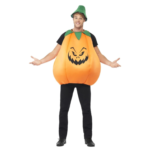 [SMI40067] PUMPKIN COSTUME ORANGE/GREEEN