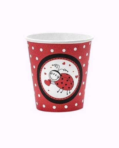 [PARKPP2] ﻿6 Gobelets Coccinelle﻿