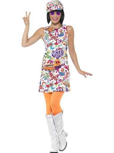 Déguisement femme Groovy 60's