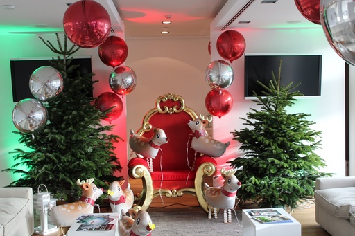 [STNICOLAS10] Trône  de St Nicolas de Luxe / location à la journée ( grand modèle)