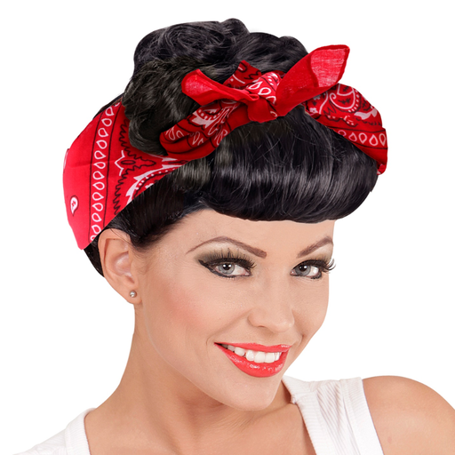 [WID00281] Bandeau bandana rouge 