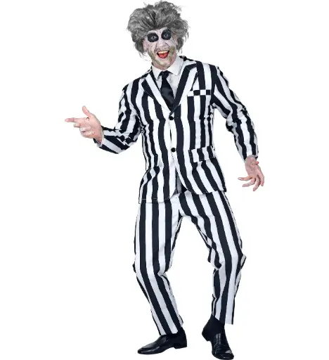 Fantôme Sordide "Beetlejuice" (veste, pantalon, cravate) T.L