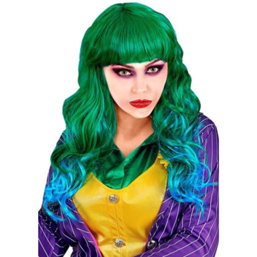[WID02077] "PERRUQUE CLOWN MALEFIQUE" VERTE