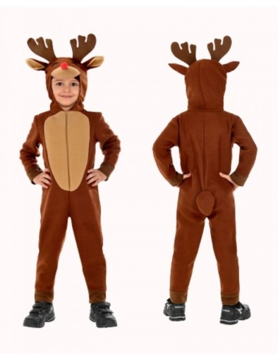 Combinaison à capuche Renne 104 cm / 2-3 ans