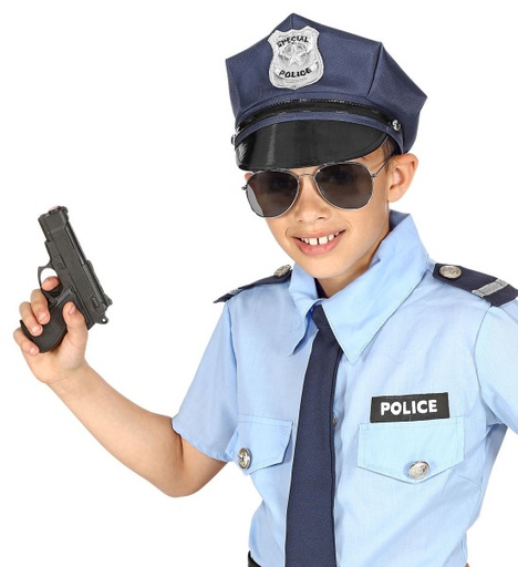 [WID03327] Casquette de Policier Réglable - Taille Enfant