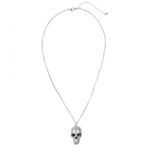 [WID03511] Collier crâne argent