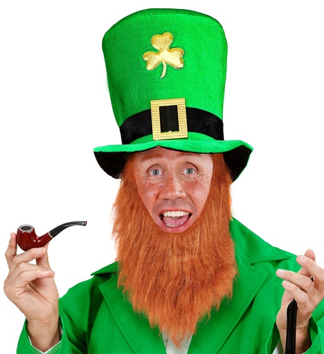 [WID09840] Chapeau de lutin pour la Saint Patrick avec barbe
