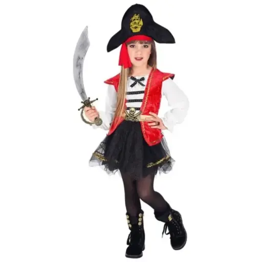 Déguisement fille Capitaine Pirate
