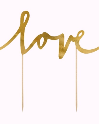 [PARKPT1019] Cake topper "Love" or