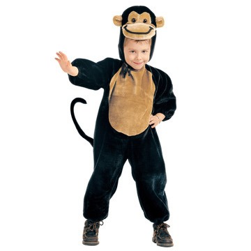 [WID3641M] Déguisement combinaison de singe en peluche pour enfant