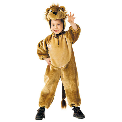 [WID3642L] Déguisement de lion en peluche pour enfant