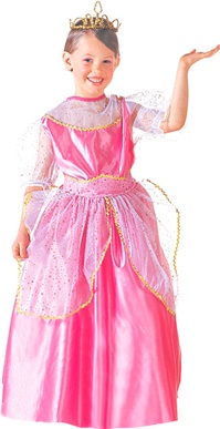 Déguisement Reine de beauté rose 128 cm / 5-7 ans