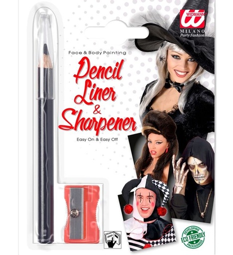 [WID4076M] Crayon Noir avec taille crayon