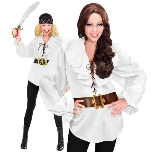 [WID4181B] Chemise blanche pour femme - T.M