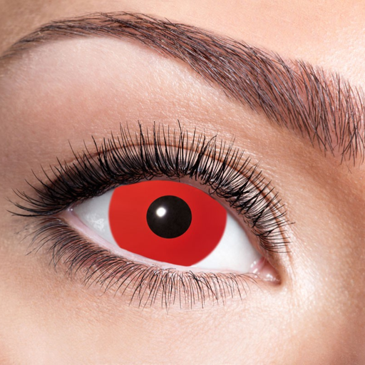 [ZOE84092841E04] Lentilles mini Sclera Red Devil