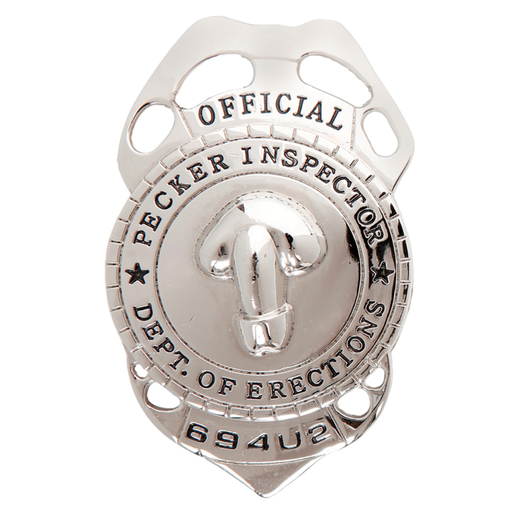[WID7151P] Badge inspecteur sexy Willy