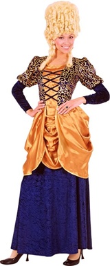MARQUISE DE VELOURS BLEU L