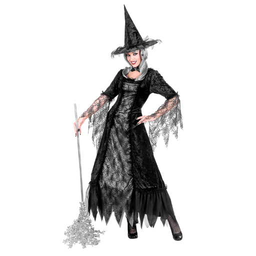 Déguisement femme sorcière toile d'araignée