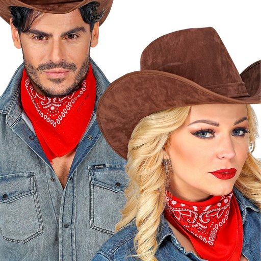 [WID8503R] Bandana rouge 55x55cm