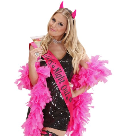 [WID8853G] Écharpe satinée "Girls Night Out"