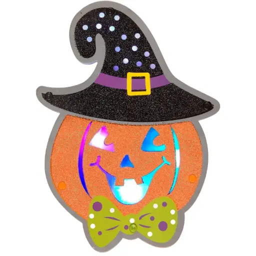 [WID86856] Décoration murale citrouille lumineuse