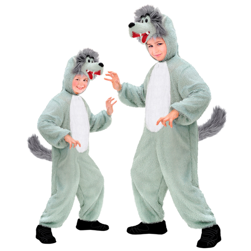 [WID9791P] Déguisement de Loup en peluche pour enfant 