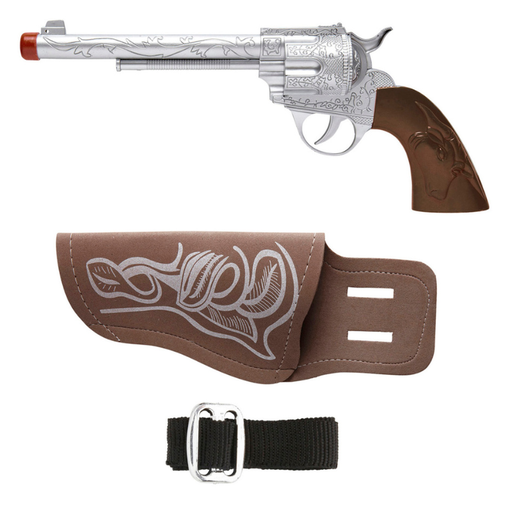 [WID9804C] Pistolet de Cowboy avec Holster et Ceinture pour enfant
