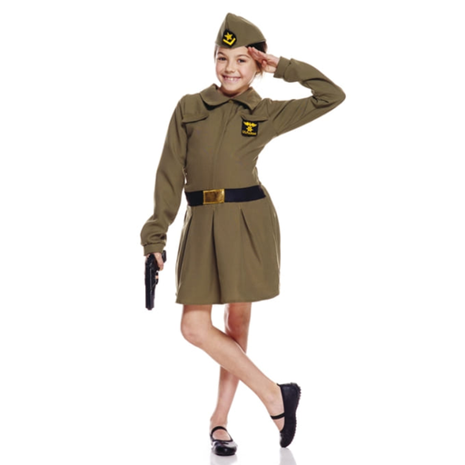 [APT02034] Déguisement de soldat pour fille