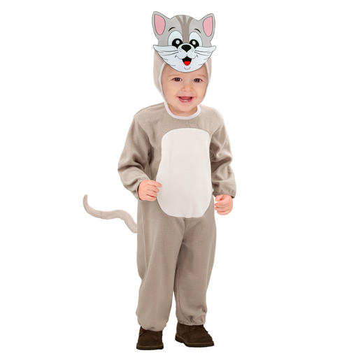 [WID36029] Déguisement de chat gris pour enfant 