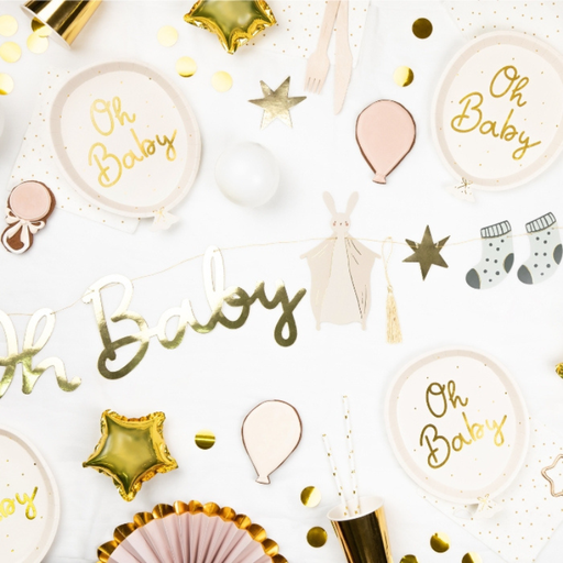 [PARTPP79] 6 Assiettes "Oh Baby"