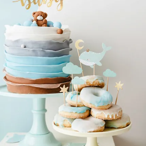 [PARKPM29] Cake topper baleine