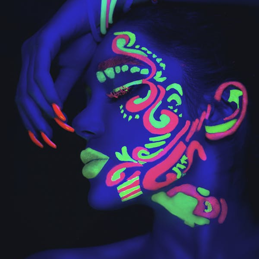 [SMIM33694] Maquillage face et body painting pastel UV