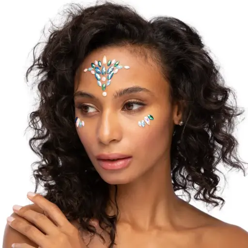 [SMIG47530] Bijoux de visage autocollant "Sirène mystique"