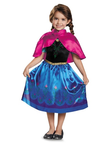 Déguisement d'Anna classique "Frozen" pour fille