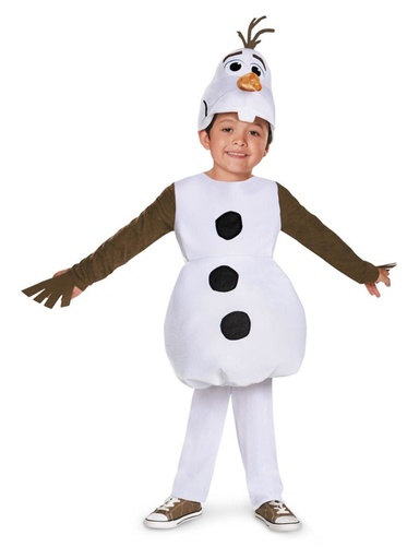 Déguisement d'Olaf deluxe pour garçon