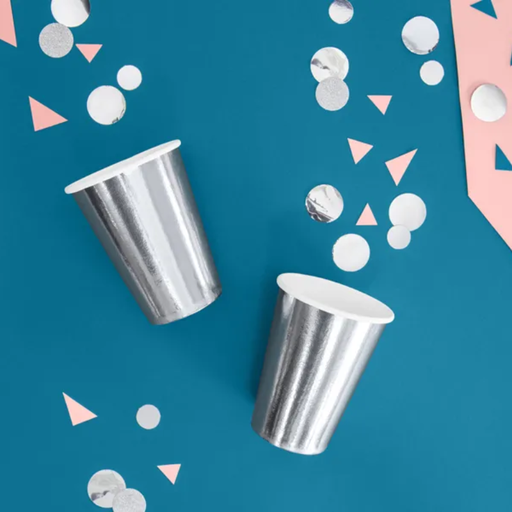 [PARKPP35-018-EU3] Tasses, argent, 220ml (1 pqt. / 6 pc.)