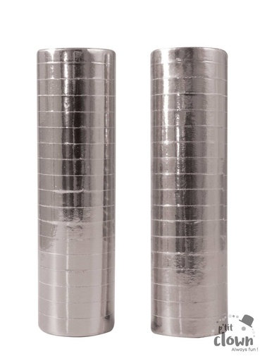 [PCL63180] Rouleaux de serpentins argent, lot de 2