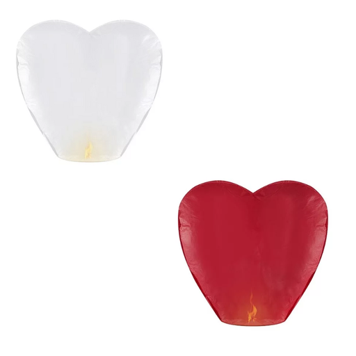 [PARLAMP3T] Lanternes volantes Coeur