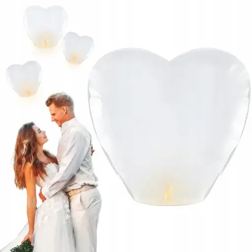 [PARLAMP3T] Lanternes volantes Coeur