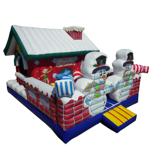 [A030 - Maison du père Nöel] Château gonflable - Maison du Père Noël 