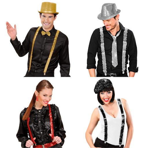 Bretelles à sequins