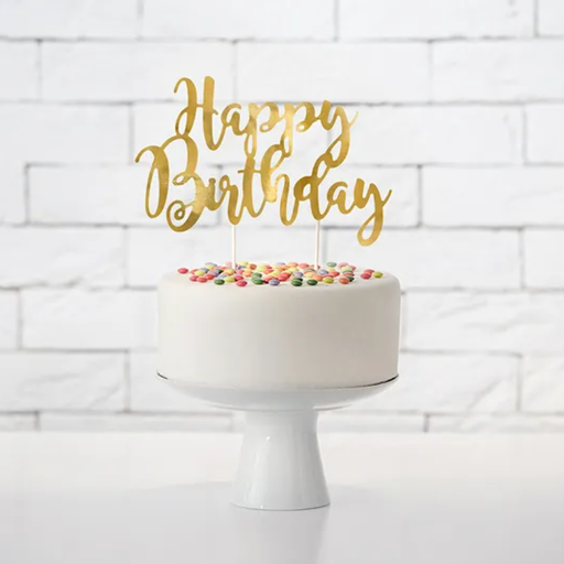 Cake topper "Happy Birthday"