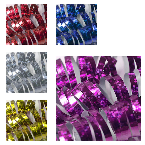 Serpentins Métalliques Rouges