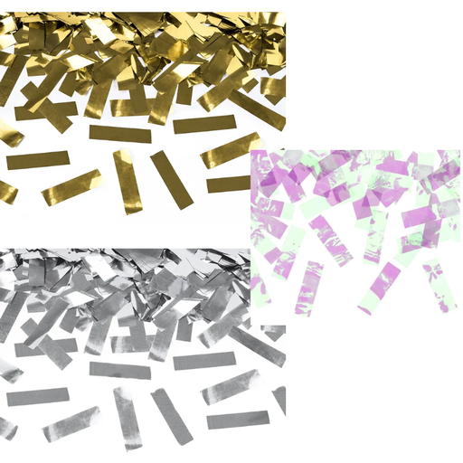 Canon à confettis métallisés