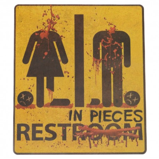 [CHA13107] Affiche halloween pour toilettes