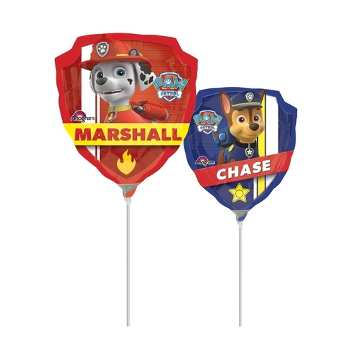 [AMS3018502] Ballon sur tige Pat'Patrouille