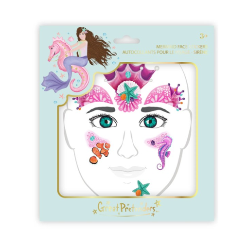[GRE87609] Stickers visage - Sirène 