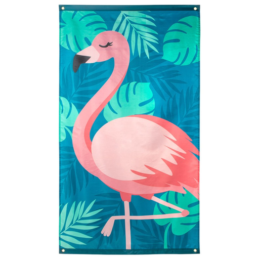 [BOL52551] Drapeau en polyester Flamant rose